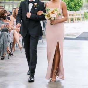 Jenny Yoo Collection Bridesmaid dress in color Whipped Apricot